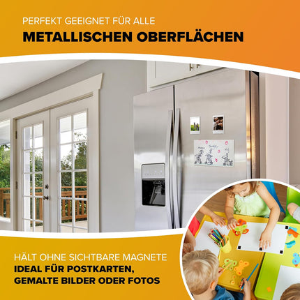 Kühlschrank: Zuschneidbare Magnetplättchen 30 x 30 mm für DIY und Basteln
