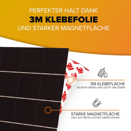 Magnet mit Klebefolie