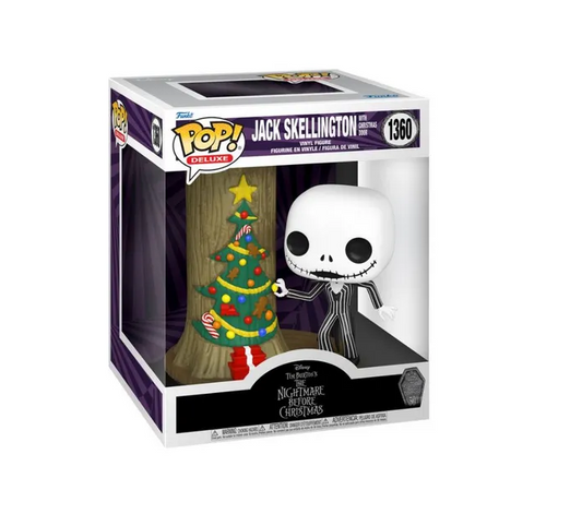 Funko - POP! - The Nightmare Before Christmas - Jack with Christmas Town Door 30th Anniversary Deluxe