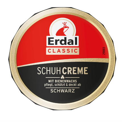 Erdal Schuhcreme mit Bienenwachs | schwarz 75ml