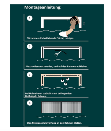 Mückenschutz-Vorhang Magnetischer Fliegenvorhang | Freiluftraum