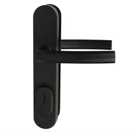 FELGNER Schutzbeschlag Klinke/Klinke 92mm | schwarz