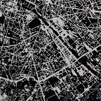 NUUNA Notizbuch - Nightflight L Light Paris Silber