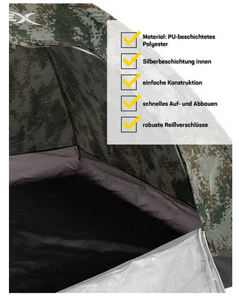 JELEX Kuppelzelt Outdoor Nature 2-Personen-Camping-Zelt