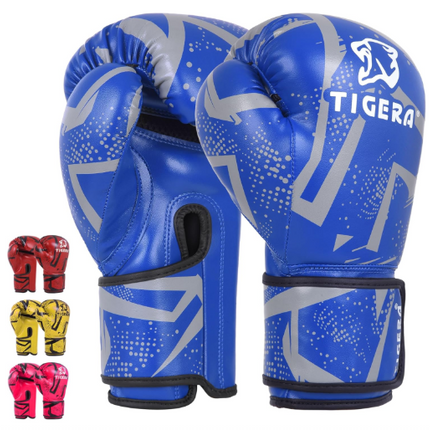 Tigera-Kinder-Boxhandschuh-4oz-blau 5