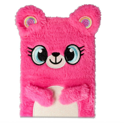 bbklostermann-notizbuch-plüsch-bär-pink-A5