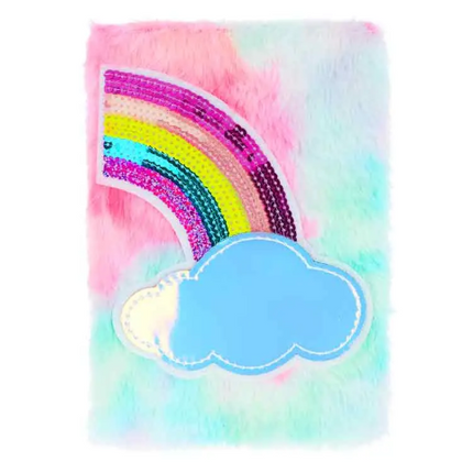 bbklostermann-notizbuch-plüsch-regenbogen-A5