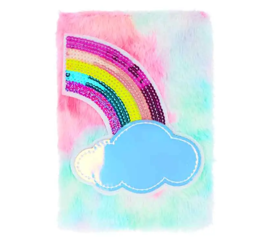 bbklostermann-notizbuch-plüsch-regenbogen-A5