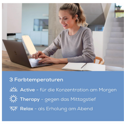 beurer-TL35-tageslichtlampe-3-farbtemperaturen-dimmbar 2