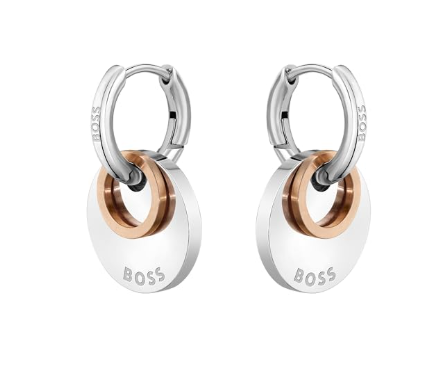 boss-jewelry-medaillon-ohrringe-creolen-damen 5
