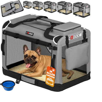 cadoca-tiertransportbox-M-60x42x44-grau