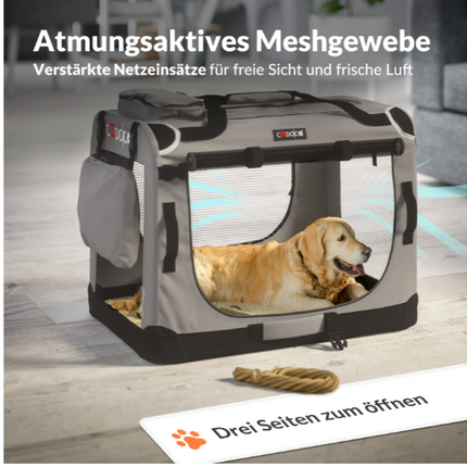 cadoca-tiertransportbox-M-60x42x44-grau 5