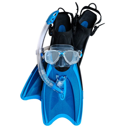 cressi-palau-marea-set-blau-schnorchelset