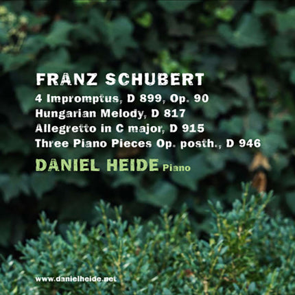 Daniel Heide – Klavierwerke von Franz Schubert (2024)