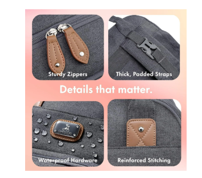 dikaslonwickeltasche-rucksack-unisex-dunkelgrau-babytasche 5