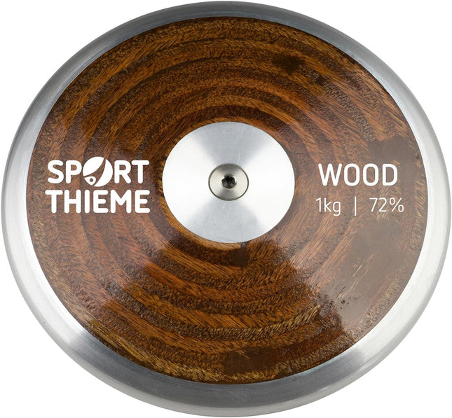 Wettkampf-Diskus aus Holz – 1 kg - Sport-Thieme