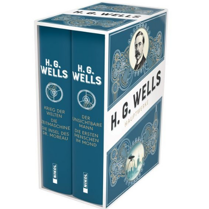 h.g.-wells-hauptwerke-gebundene-ausgabe-2-bücher