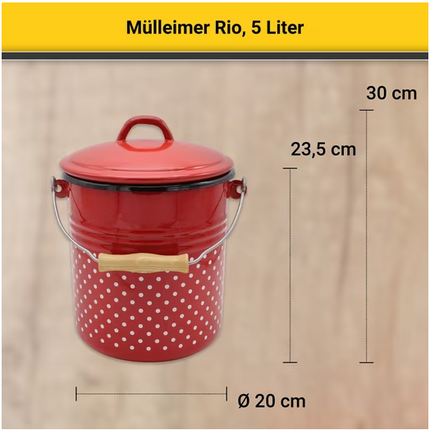 karl-krüger-emaille-mülleimer-rio-mit-deckel-5-liter 5