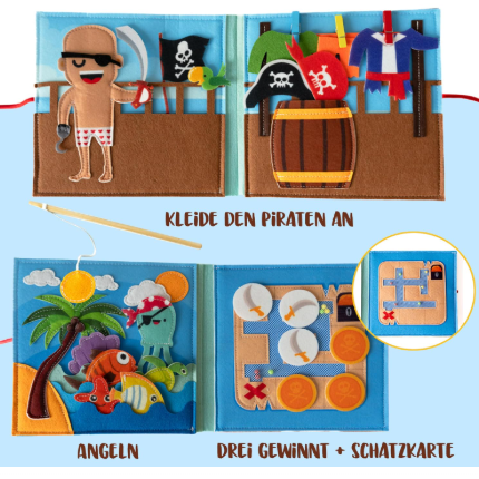 kiddie-sense-montessori-filzbuch-fühlbuch-piraten-kinder 3