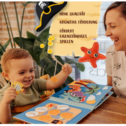 kiddie-sense-montessori-filzbuch-fühlbuch-piraten-kinder 5