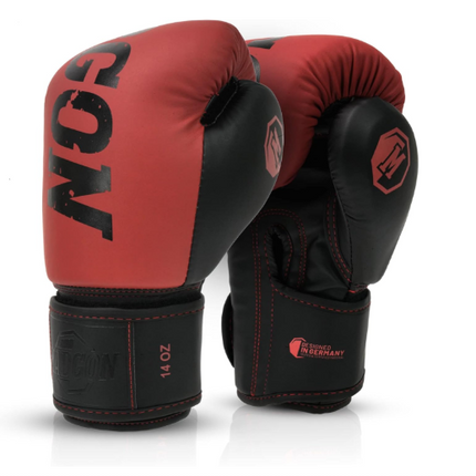 madgon-boxhandschuhe-14oz-rot-schwarz