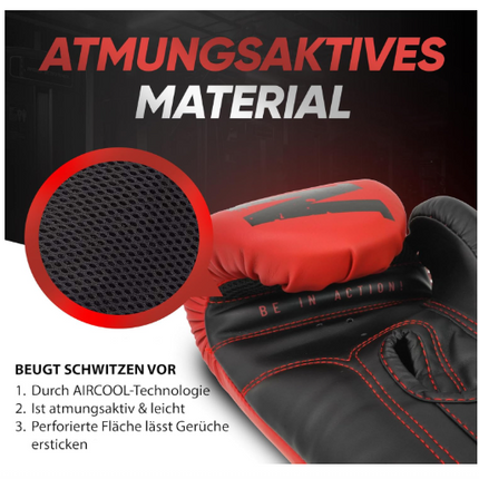 madgon-boxhandschuhe-14oz-rot-schwarz 3