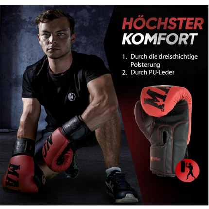 madgon-boxhandschuhe-14oz-rot-schwarz 5