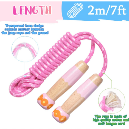 otraki-springseil-set-kinder-erwachsene-pink-blau-2-stück 2