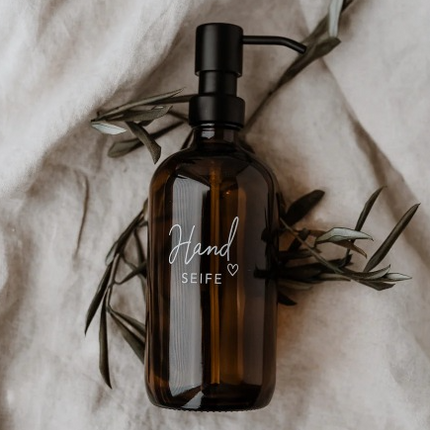 seifenspender-handseife-500ml-eulenschnitt-braunglas 2