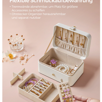 songmics-schmuckbox-schmuckkasten-schmucketui-reisen-weiß 3