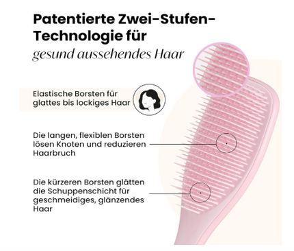 tangle-teezer-detangling-hairbrush-haarbürste-rosa 2
